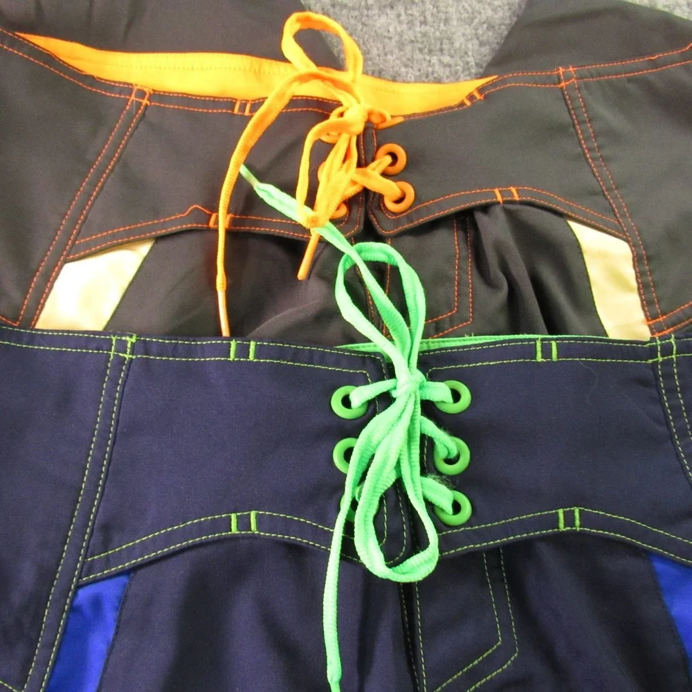 Nike Board Shorts Mens 30 Multicolor Lot of 2 Swim Trunks Colorblock Surf Flawed